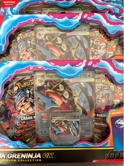 Pokémon Mega Greninja EX Boxes