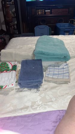 9 ASSORTED TOWELS