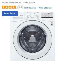 LG Washer New
