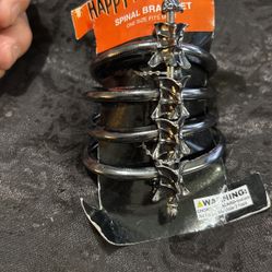 Goth Punk Spinal cord bracelet