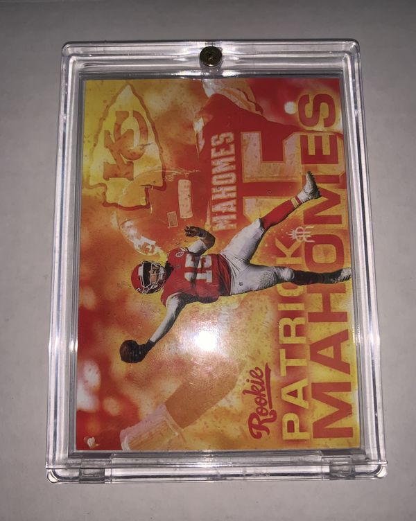 Patrick Mahomes Rookie Card Pat Mahomes ESPN NFL Draft Rookie Card 