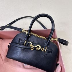 MiuMiu Shell Bag Black