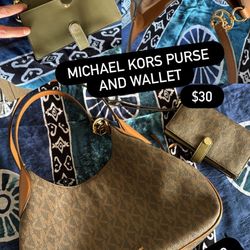 Michael Kors Purse And Wallet 