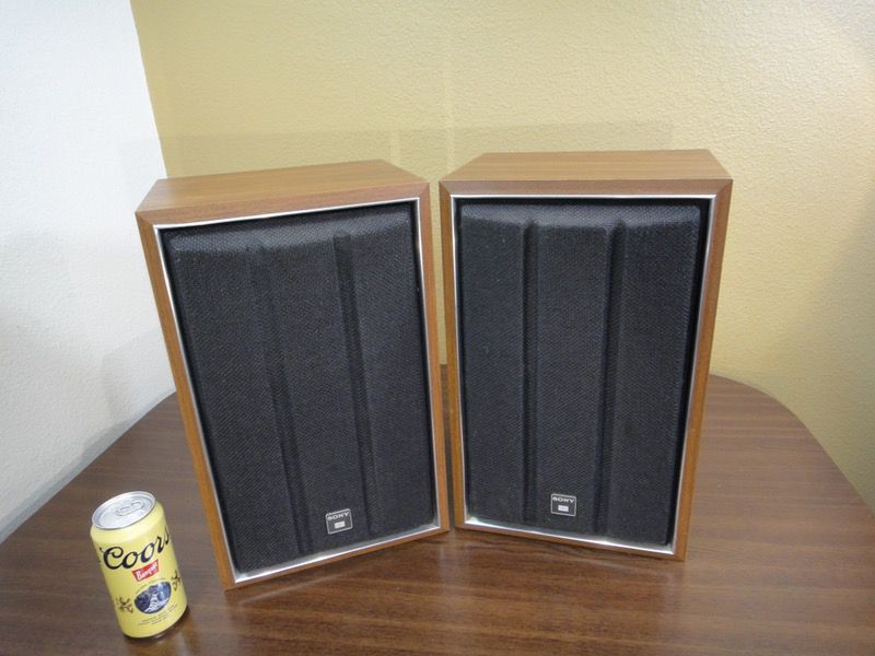 Vintage Pair Sony SS-310 Speakers, Made In Japan & Korea, Sound Great