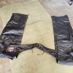Leather Interstate Chaps 2xl