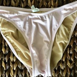 JCrew Classic Fit Bikini Bottom Powder Pink Medium 