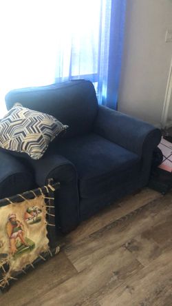 Couch with ottoman