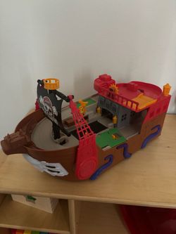 Adventure Force Track Pirate Ship Toy