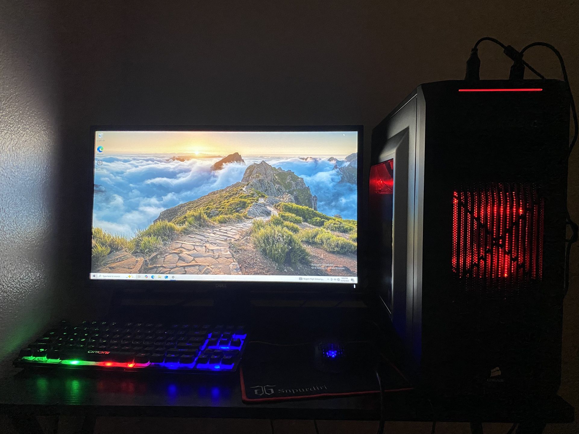 Beginner gaming full gaming set up