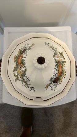 Vintage Covered Soup Tureen with Fruit Pattern – The Akron (Los AngelesCA)