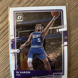 2020 Donruss Optic De'Aaron Fox #23 Sacramento Kings