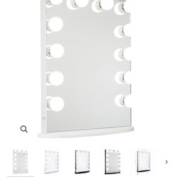 IMPRESSIONS HOLLYWOOD GLOW XL VANITY MIRROR WHITE