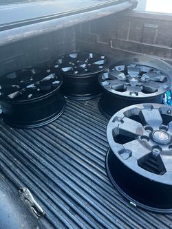 Black ford rims