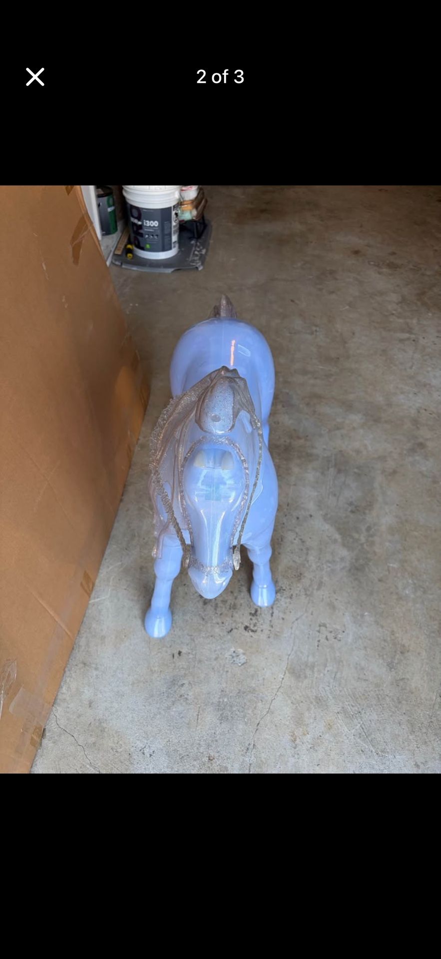 Disney Rare Frozen 2 Elsa Ride-On Horse