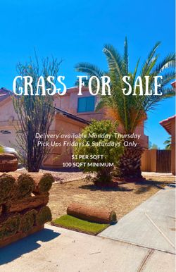Grass for sale! 