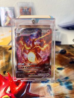 Charizard VMAX Pokémon Card in Acrylic Case