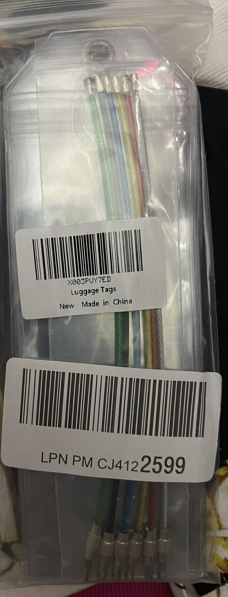 Clear Luggage Tags (used For Cruise)