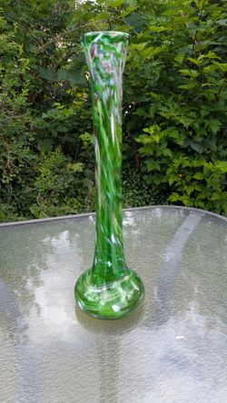 Glass blown vase