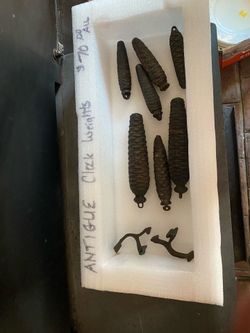 Antique Clock weights