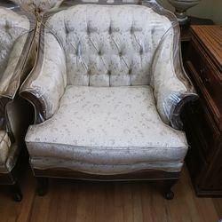 1960s Victorian Style Chairs And Couch
