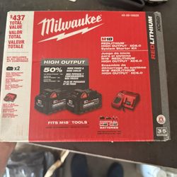 Milwaukee Battery Starter Kit 