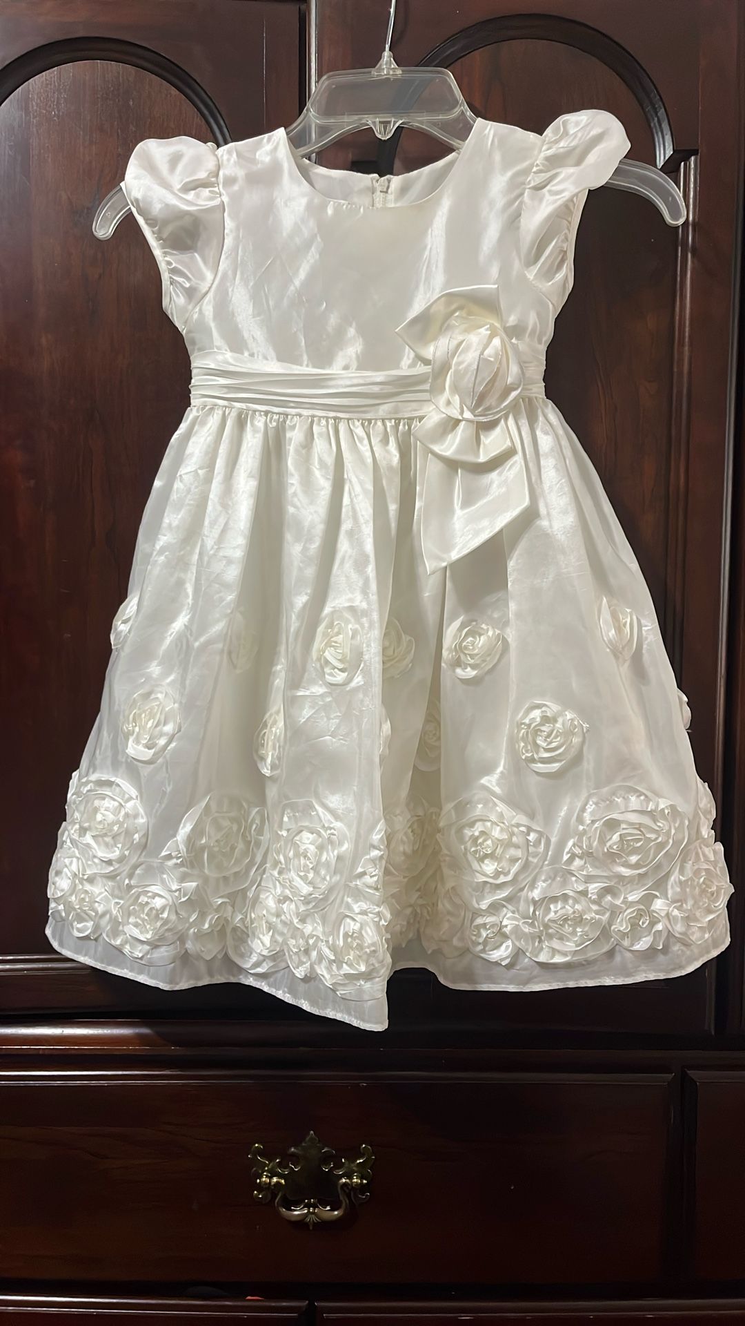 White Formal Toddlers Dress