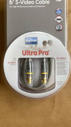 NEW GE Ultra Pro 6ft S-Video Cable - High Performance - Local Pickup Only