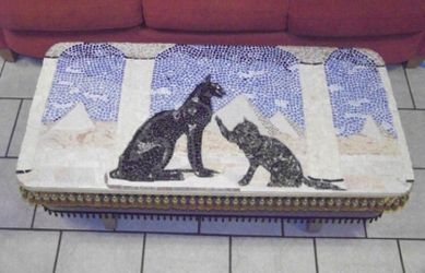 Egyptian mosaic Table