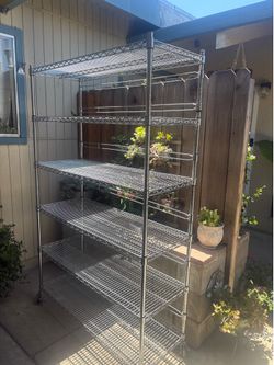 Ultra Durable 6-Tier NSF Household Steel Shelving Unit w/ 48 in. W x 18 in.
