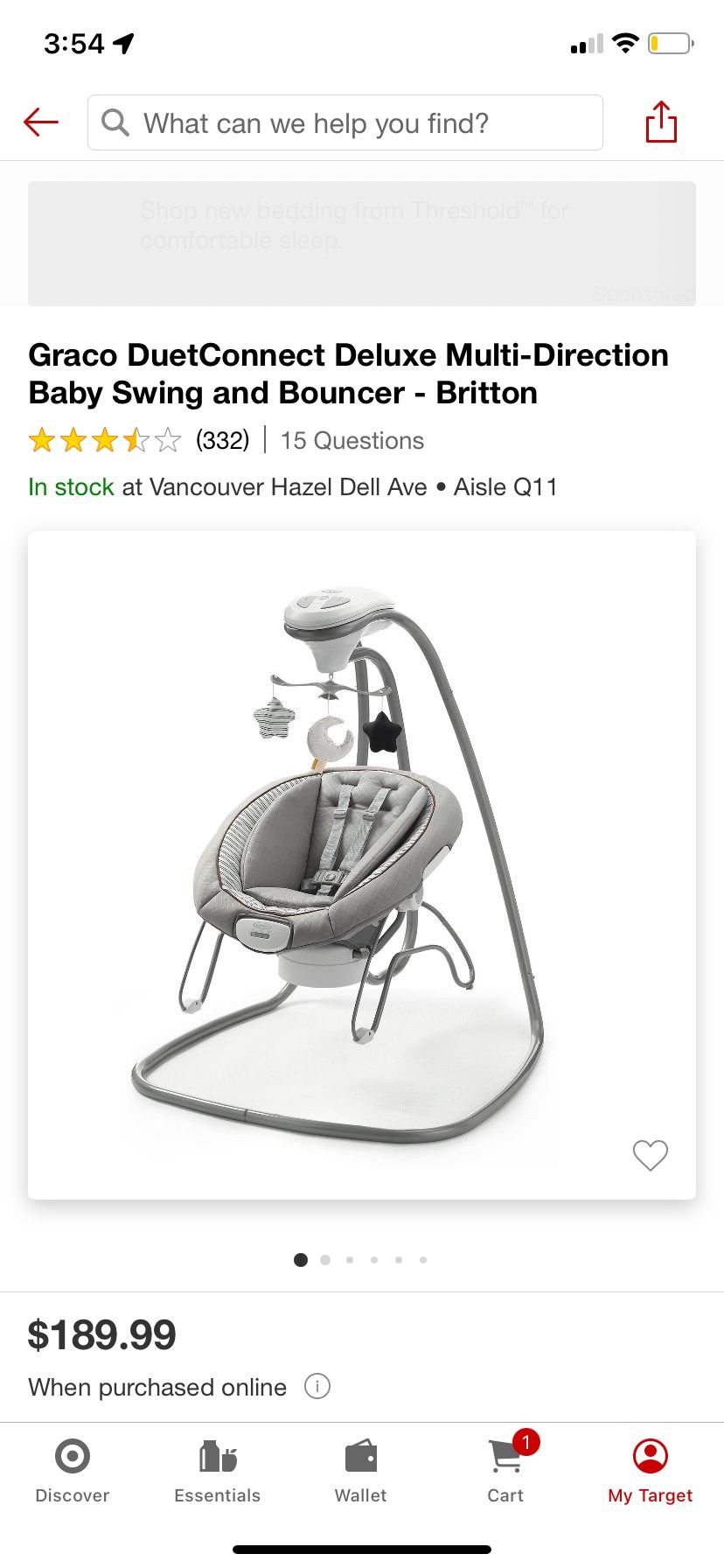 Greco Due connect Multi Directional Swing And Bouncer 