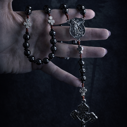 St.Michael Hematite Rosary