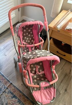 Double doll stroller
