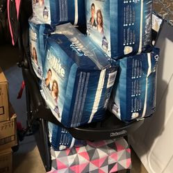 Pre-owned KOLcraft  cloud sport Baby Stroller For Sale. $25 Also got S/M pull ups for sale. 12 packs of 17 for $48.00 plus you get 3 packs free. 