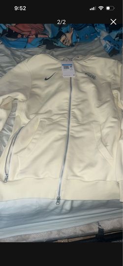 White ish Beige Lakers sweater