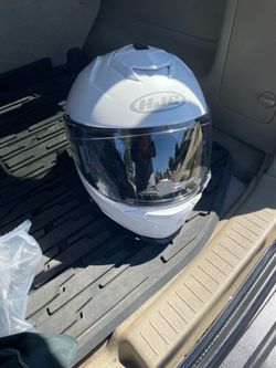 HJC Full-Face Motorcycle Helmet White