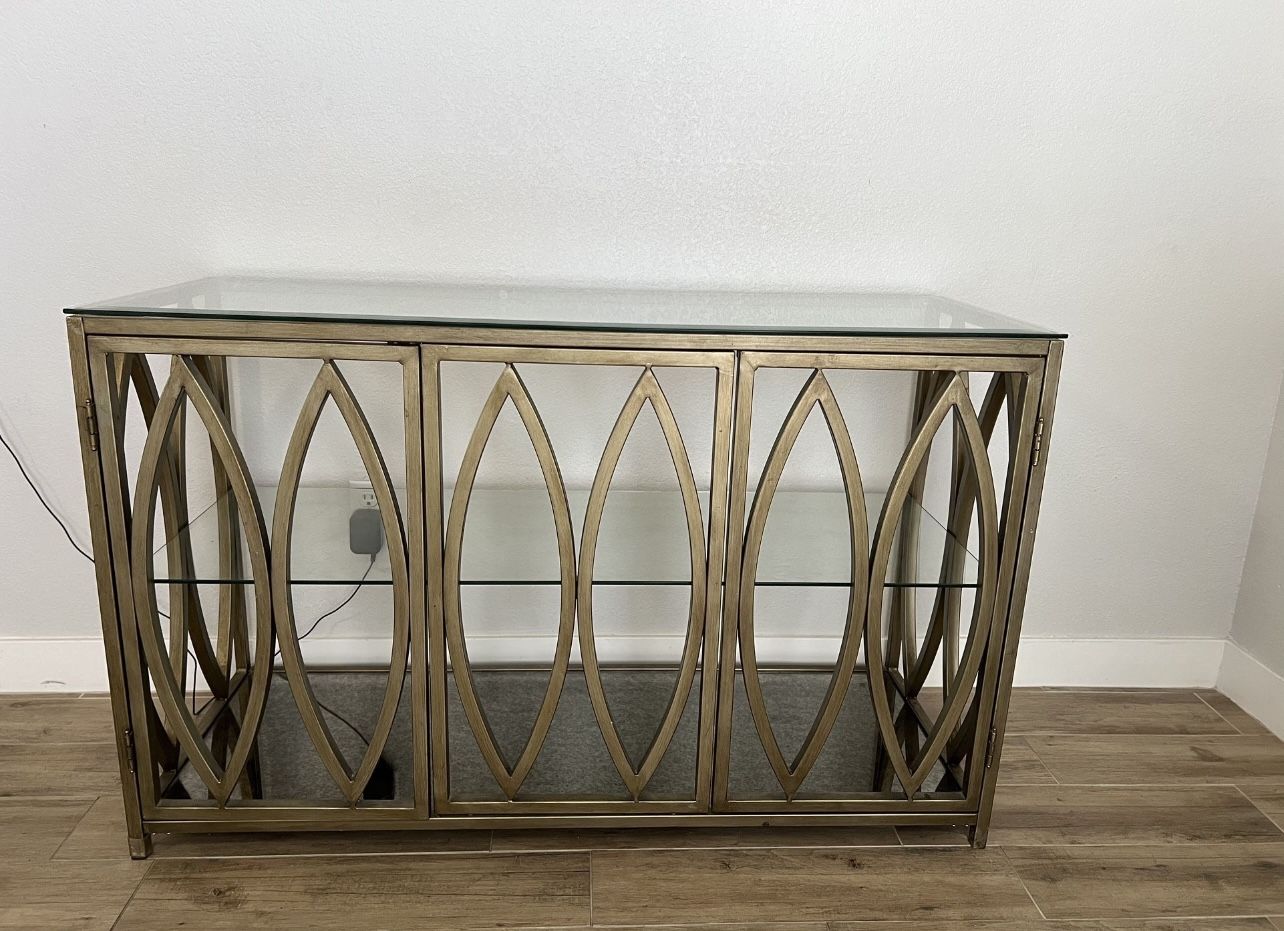 Glass Console Table