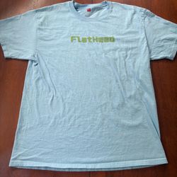 FlatHead Graphic Tee Hanes Light Blue