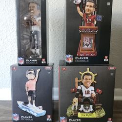 Tom Brady Bobbleheads Limited Edition New in box NFL