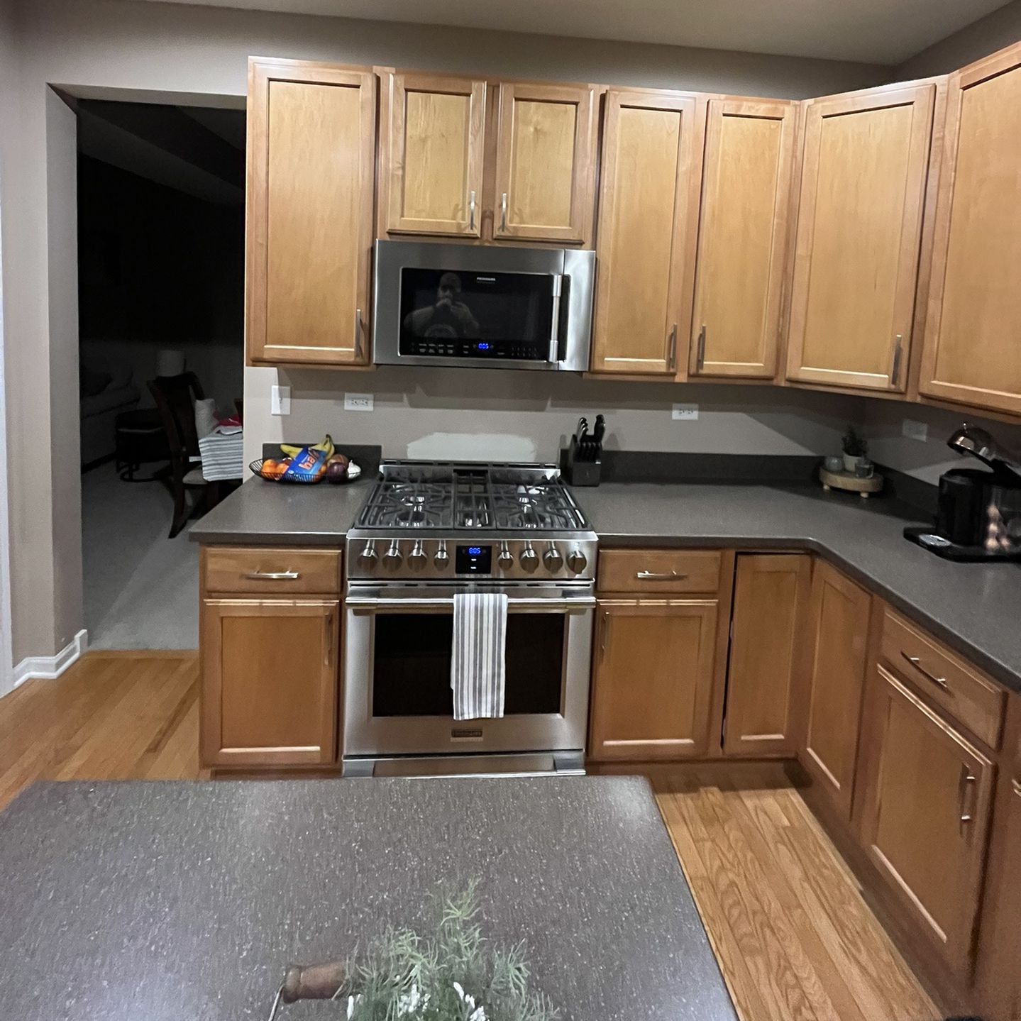 Merillat Kitchen Cabinets & Corian countertops 