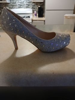 Jeweled Rhinestone pump shoes