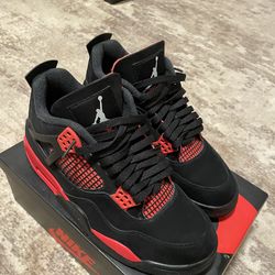 Jordan 4 Bred (Black/Red) Size [9.5m] – Authentic, Clean Condition 🔥