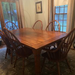 Farmhouse Dining Set With Buffet