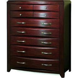 casana 9 drawers tall chest extra large dresser dark Cabernet solid wood high quality L46”*D20”*H57”