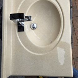 37x22 Sink Top With Kraus Faucet 