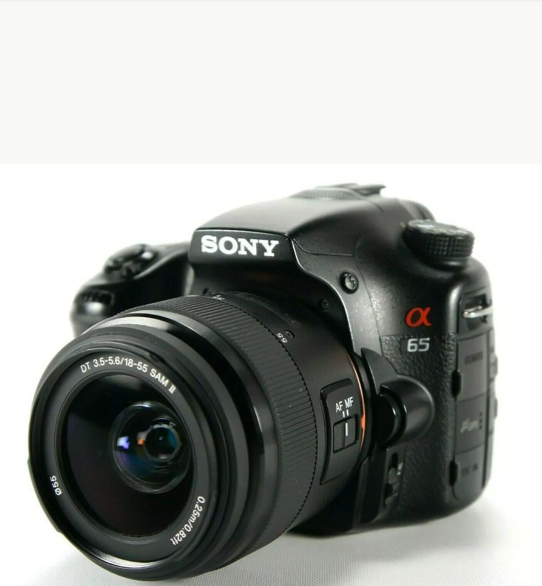 Sony a65 DSLR camera