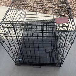 Top Paw® Double Door Folding Wire Dog Crate with Divider Panel