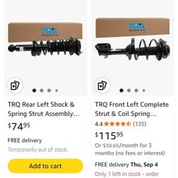 Rear Left Shock & Spring Strut Assembly Drivers Side