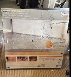 Schluter KERDI-SHOWER-LTS 76” x 38”