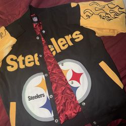 Pittsburgh Steelers Varsity Jacket 1(contact info removed) Jeff Hamilton Make