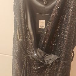 Black Brand New Sparkly Jumpsuit 